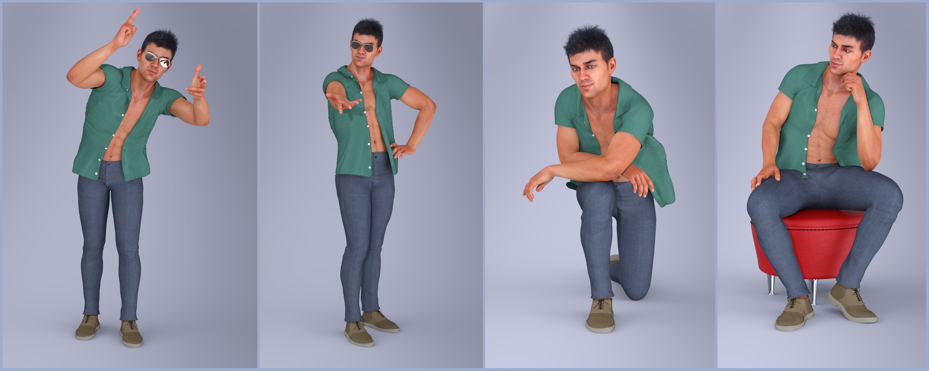 Z Heartbreaker Poses and Expressions for Genesis 8 Male and Diego 8 Z Heartbreaker Poses and Expressions for Genesis 8 Male and Diego 8 by: Zeddicuss, 3D Models by Daz 3D
