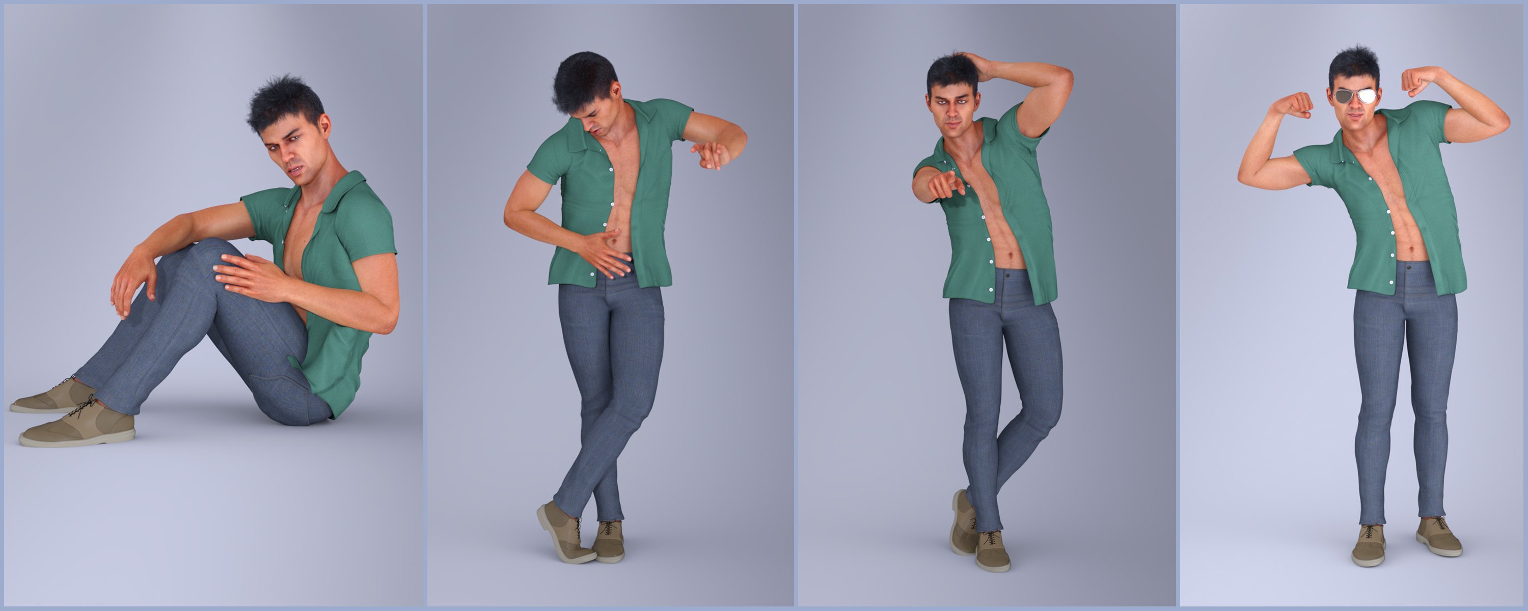 Z Heartbreaker Poses and Expressions for Genesis 8 Male and Diego 8 Z Heartbreaker Poses and Expressions for Genesis 8 Male and Diego 8 by: Zeddicuss, 3D Models by Daz 3D