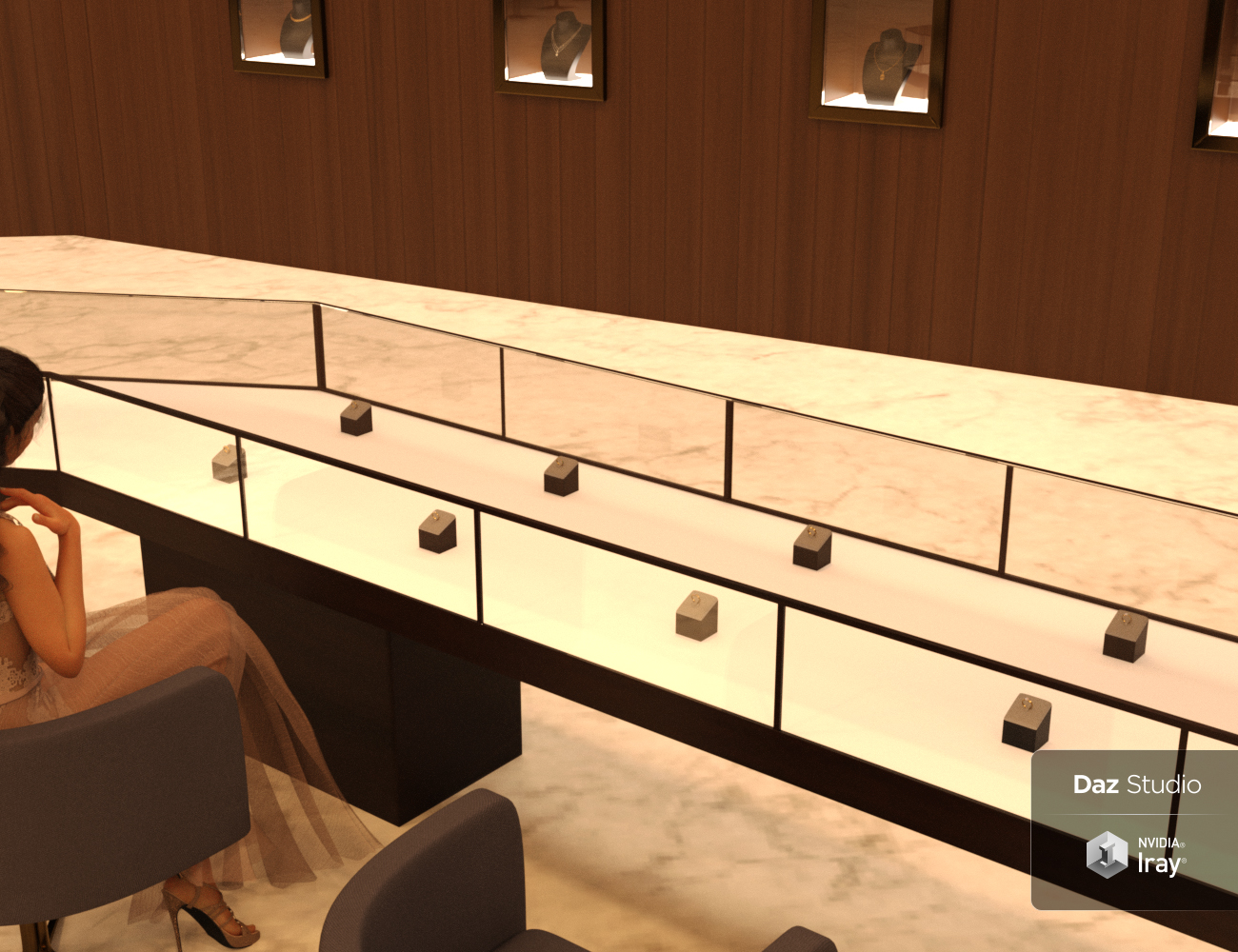 Jewelry Store by: Charlie, 3D Models by Daz 3D