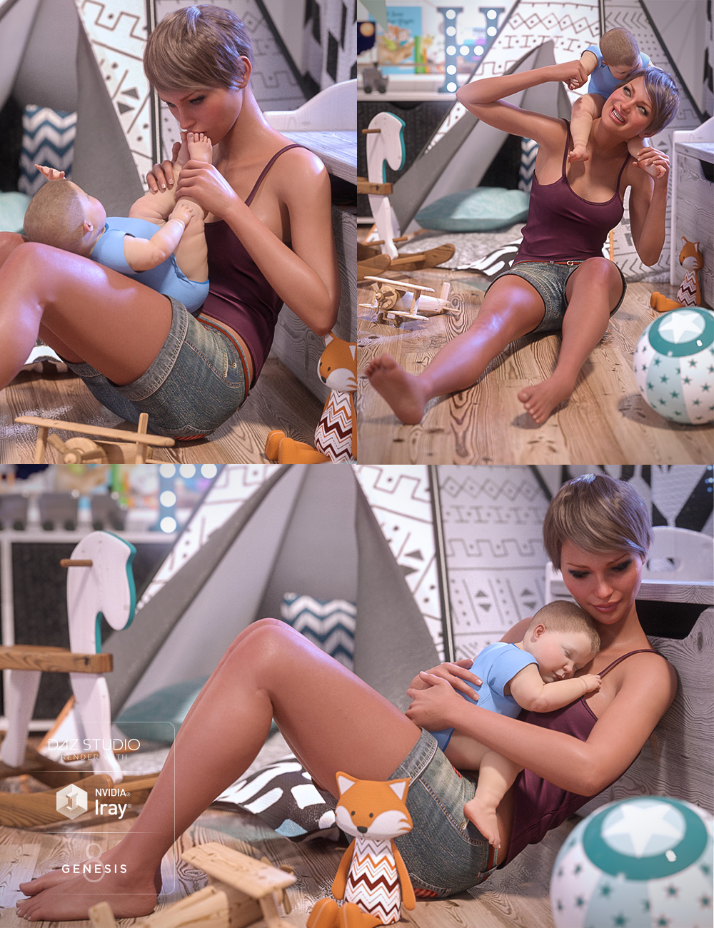 A Mothers Love for Tobyn 8 by: FeralFey, 3D Models by Daz 3D