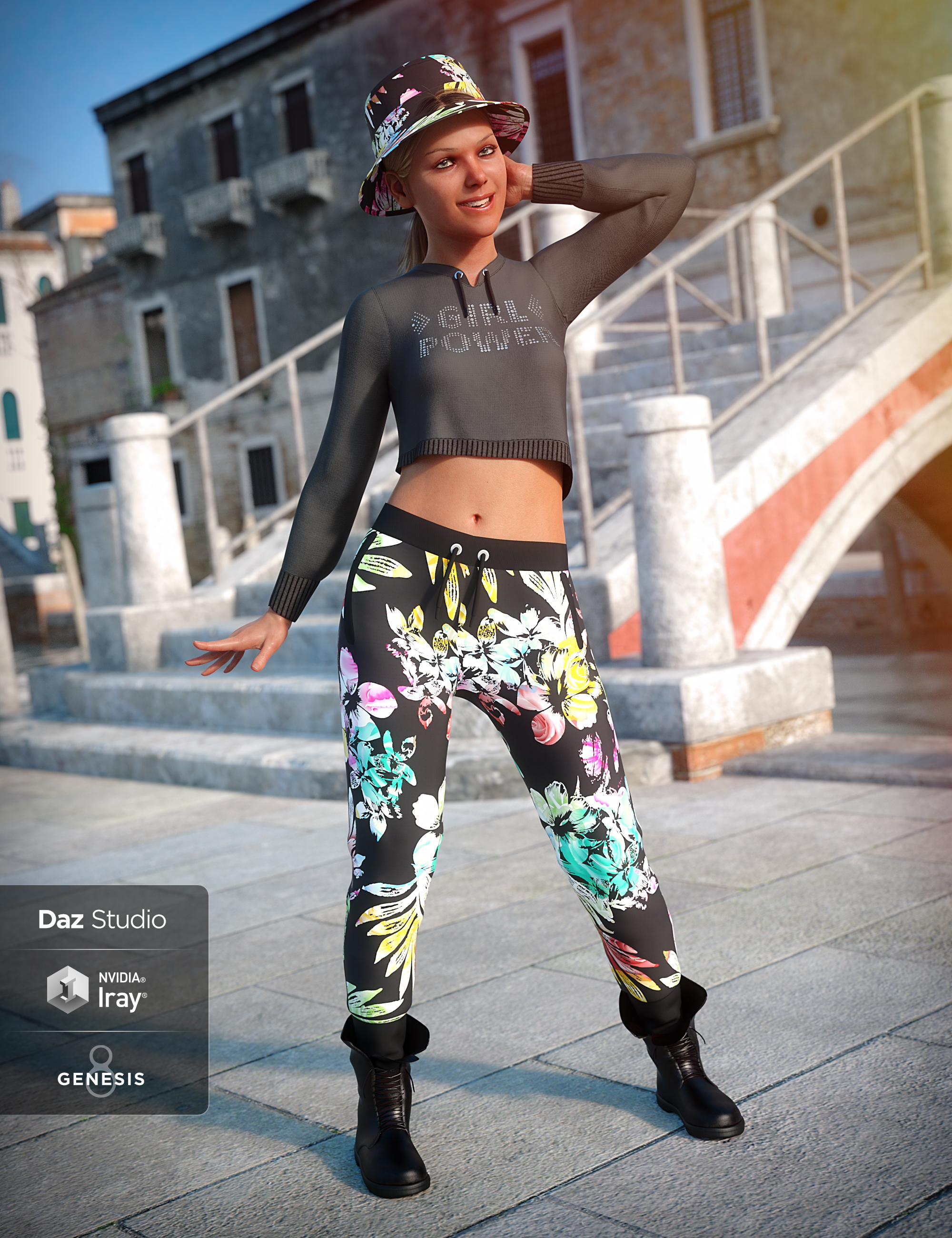 dForce Body Pop Outfit for Genesis 8 Female(s)
