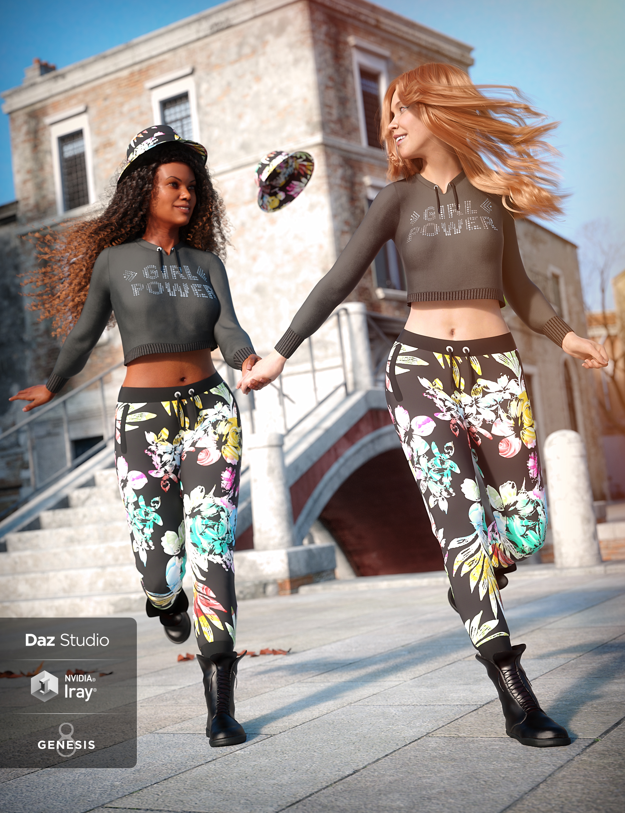 dForce Body Pop Outfit for Genesis 8 Female(s) by: Moonscape GraphicsNikisatezSade, 3D Models by Daz 3D
