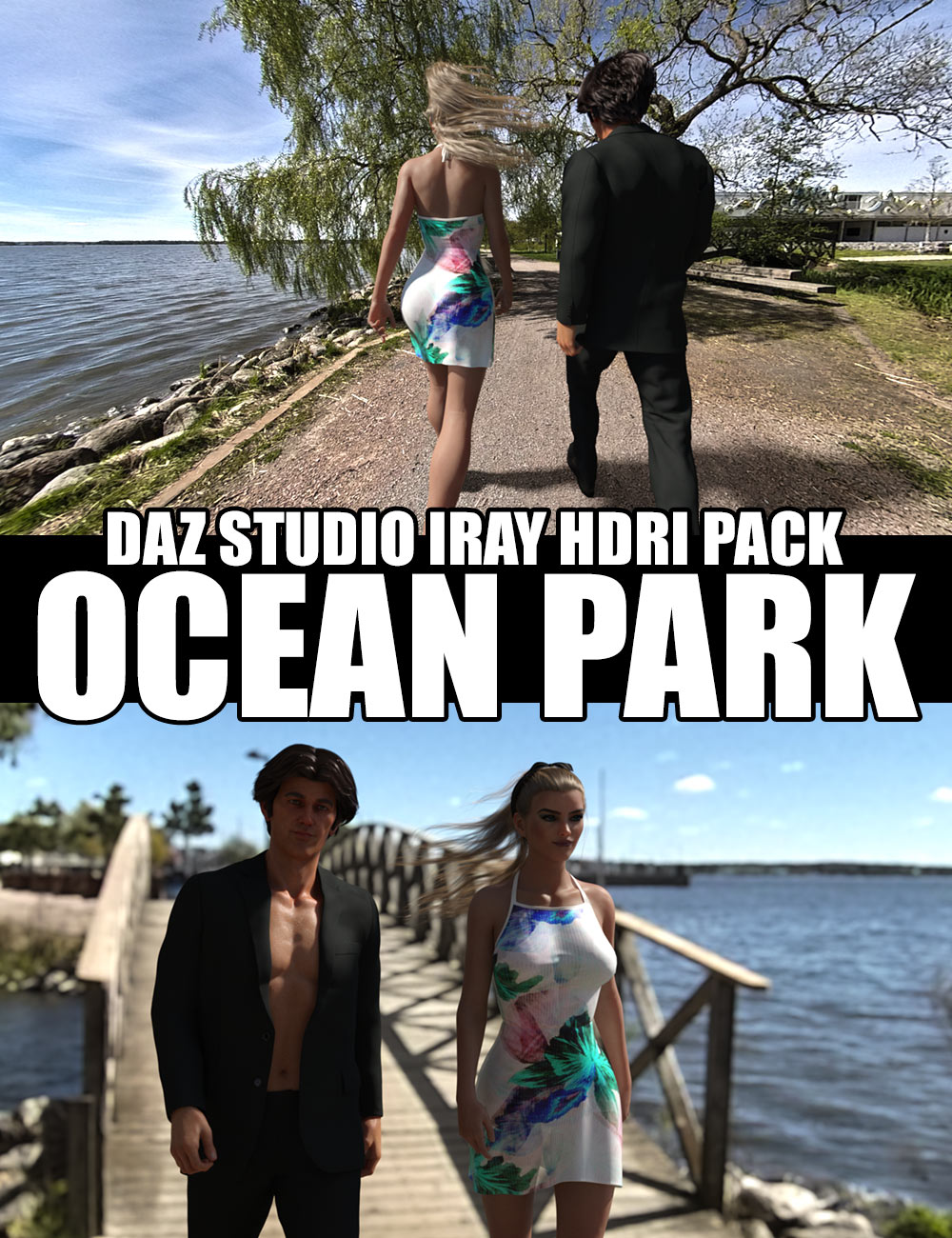Ocean Park - DAZ Studio Iray HDRI Pack by: Dreamlight, 3D Models by Daz 3D