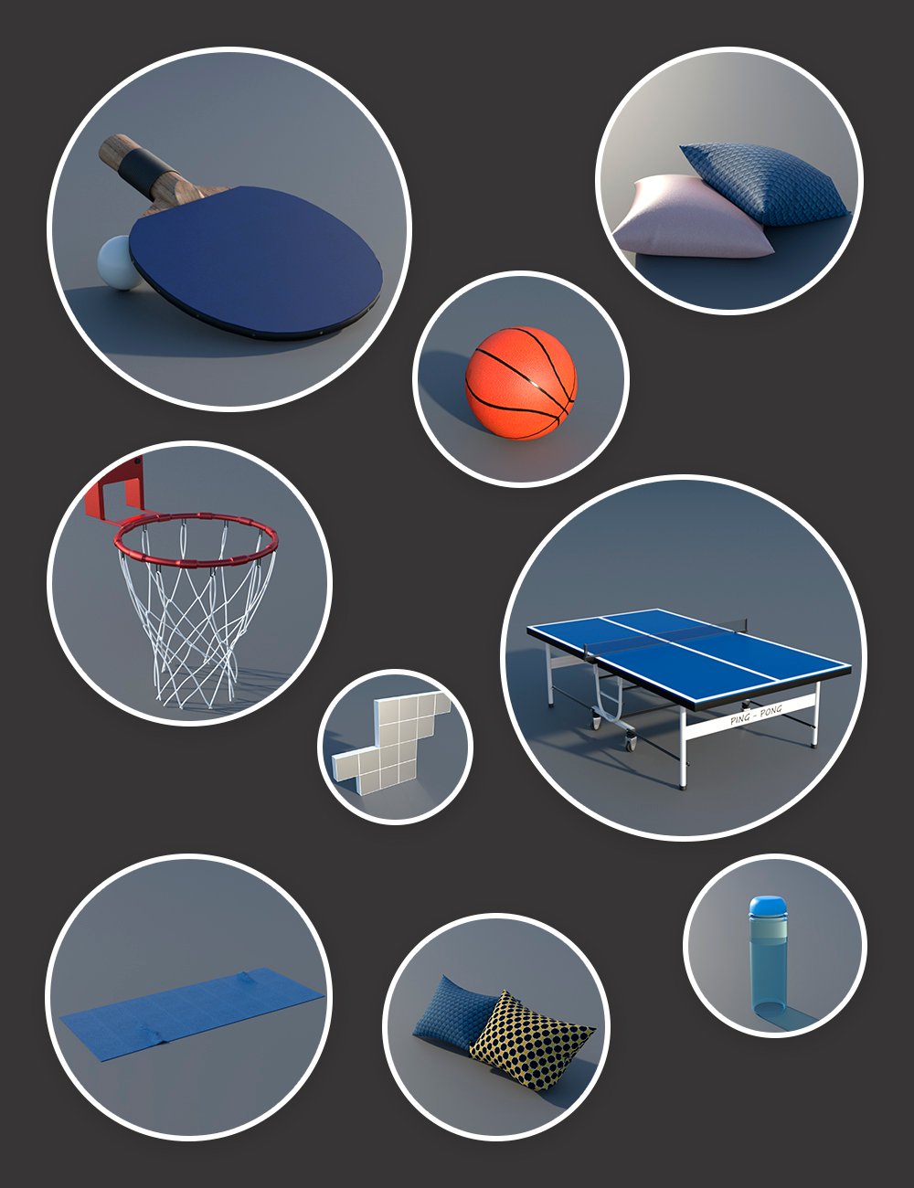 Rec Room Rec Room by: Dimidrol, 3D Models by Daz 3D