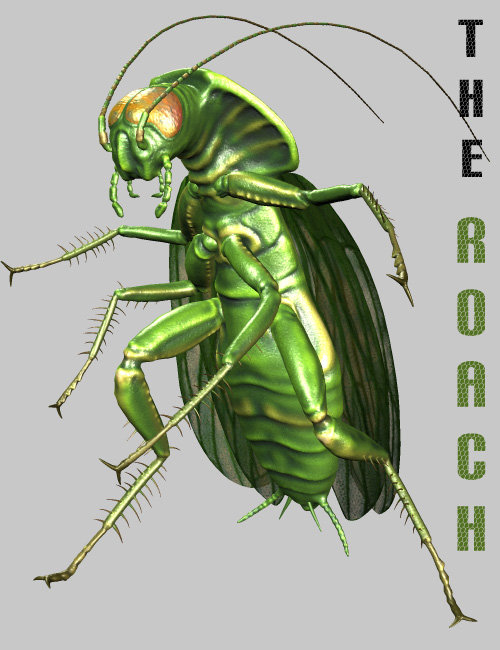 Insect-I-Vore The Roach by: noggin, 3D Models by Daz 3D