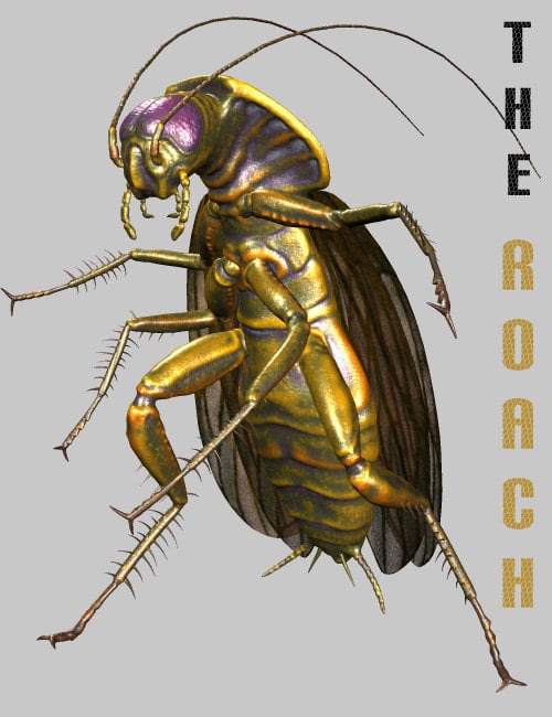 Insect-I-Vore The Roach by: noggin, 3D Models by Daz 3D