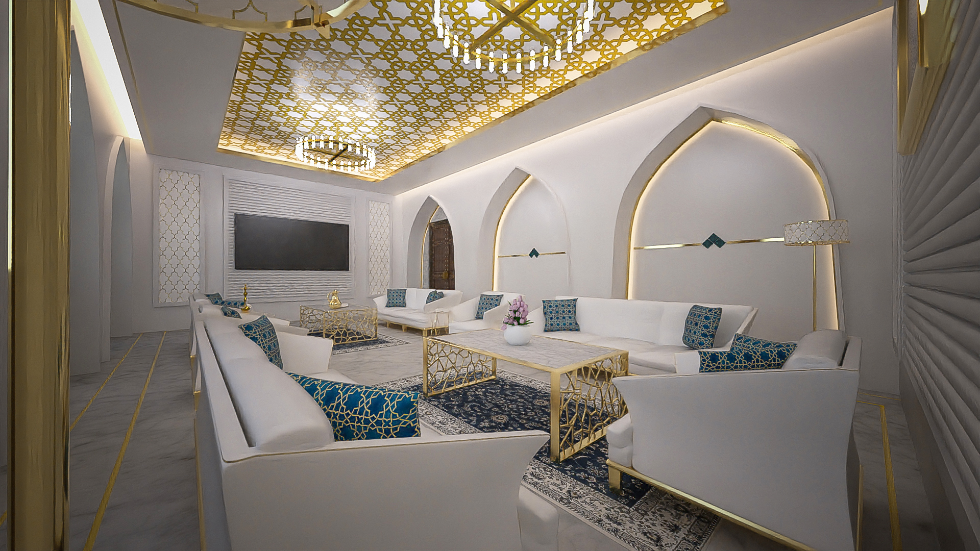 Arabic Living Room by: Tesla3dCorp, 3D Models by Daz 3D
