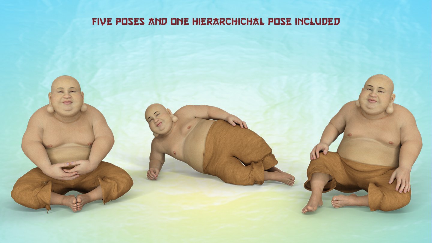 Budai for Genesis 8 Male Budai for Genesis 8 Male by: GuruvarPixelTizzyFit, 3D Models by Daz 3D