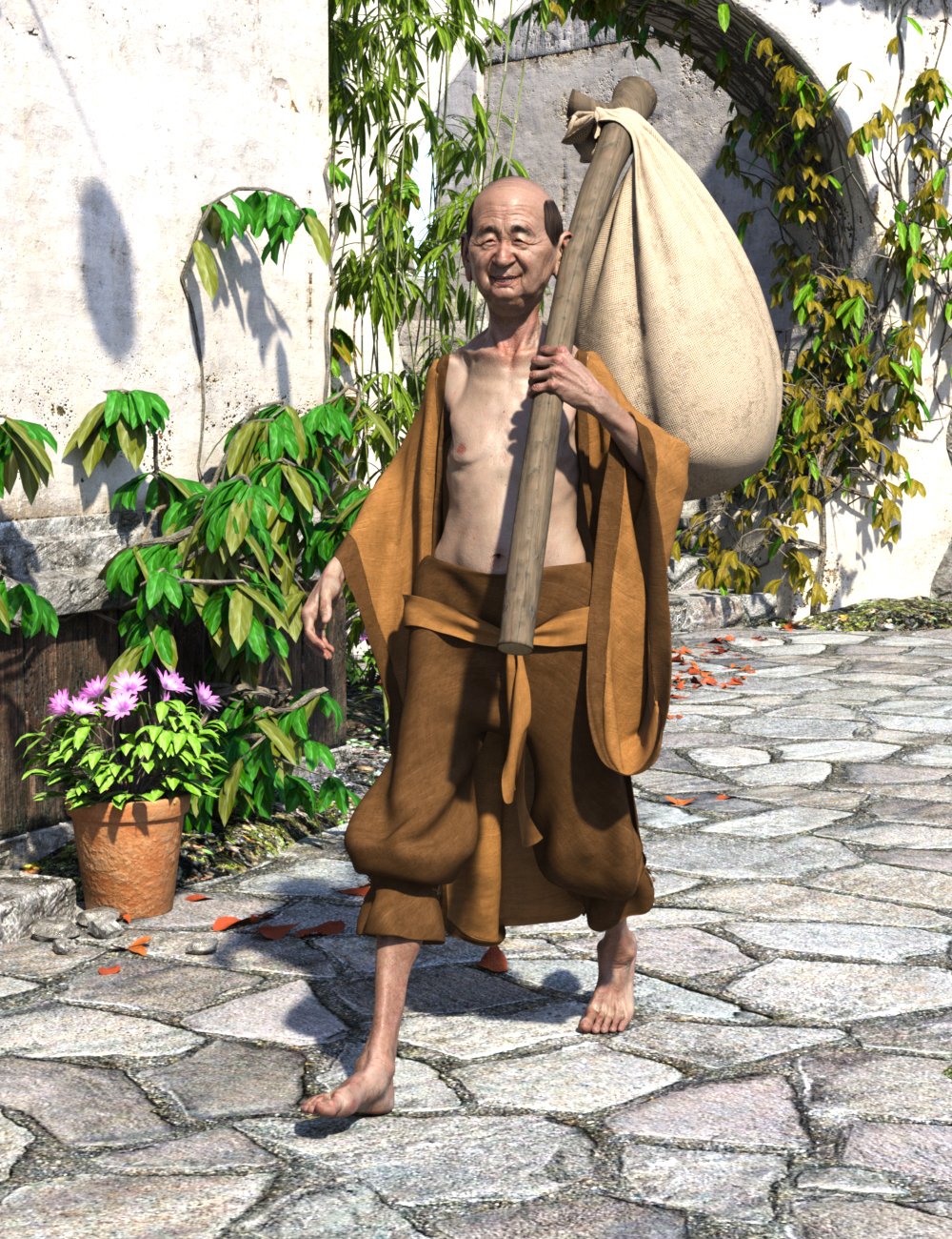 Budai for Genesis 8 Male Budai for Genesis 8 Male by: GuruvarPixelTizzyFit, 3D Models by Daz 3D