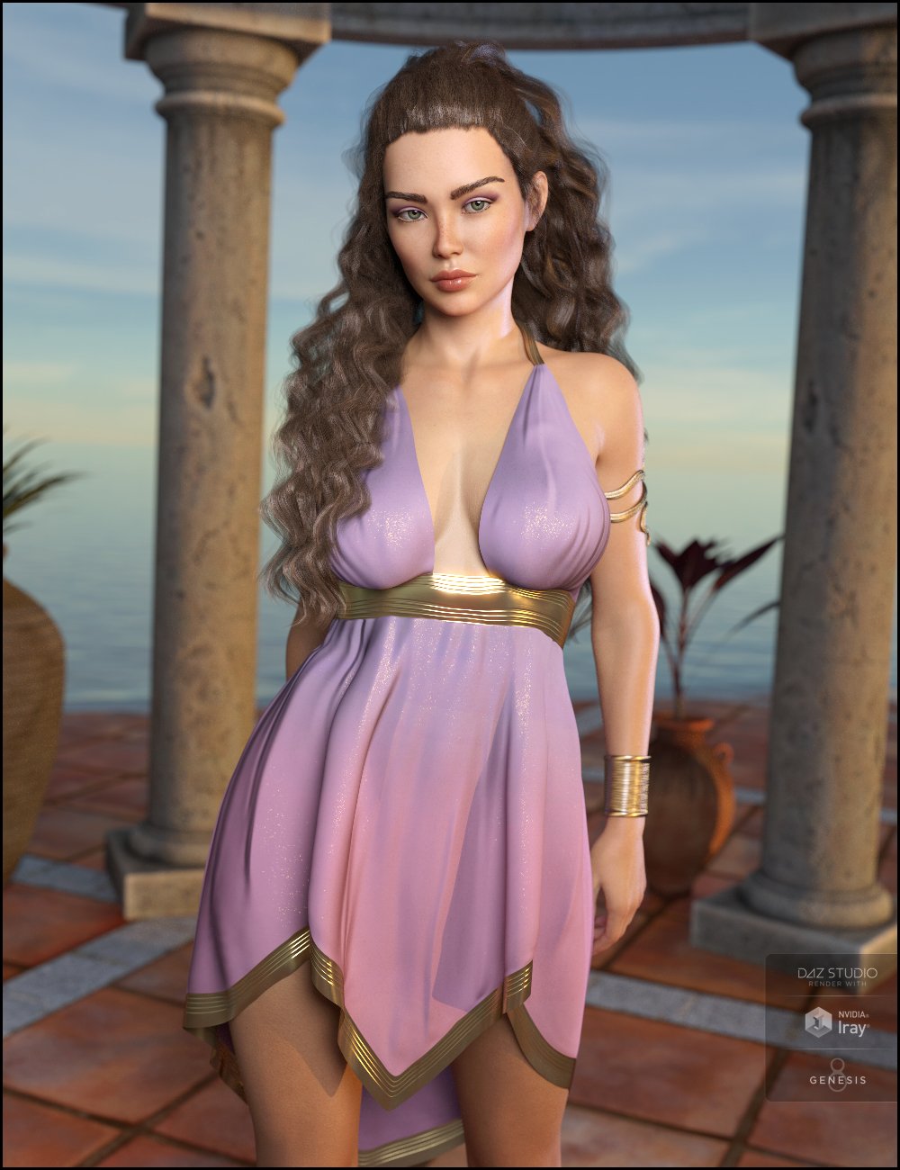 dForce Eleyna Outfit for Genesis 8 Female by: JessaiiDemonicaEvilius, 3D Models by Daz 3D