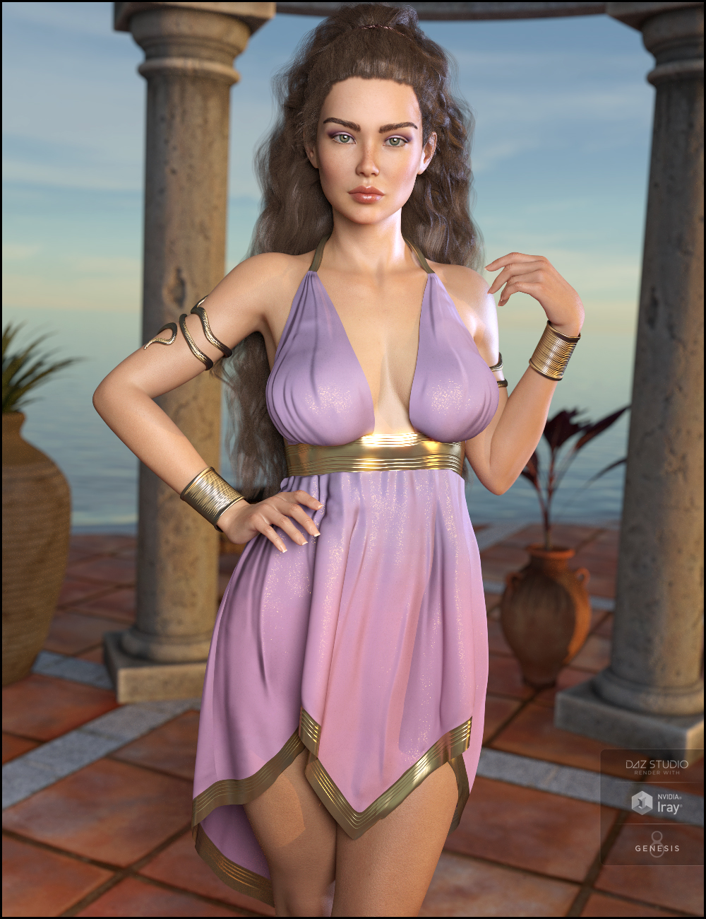 dForce Eleyna Outfit for Genesis 8 Female dForce Eleyna Outfit for Genesis 8 Female by: JessaiiDemonicaEvilius, 3D Models by Daz 3D