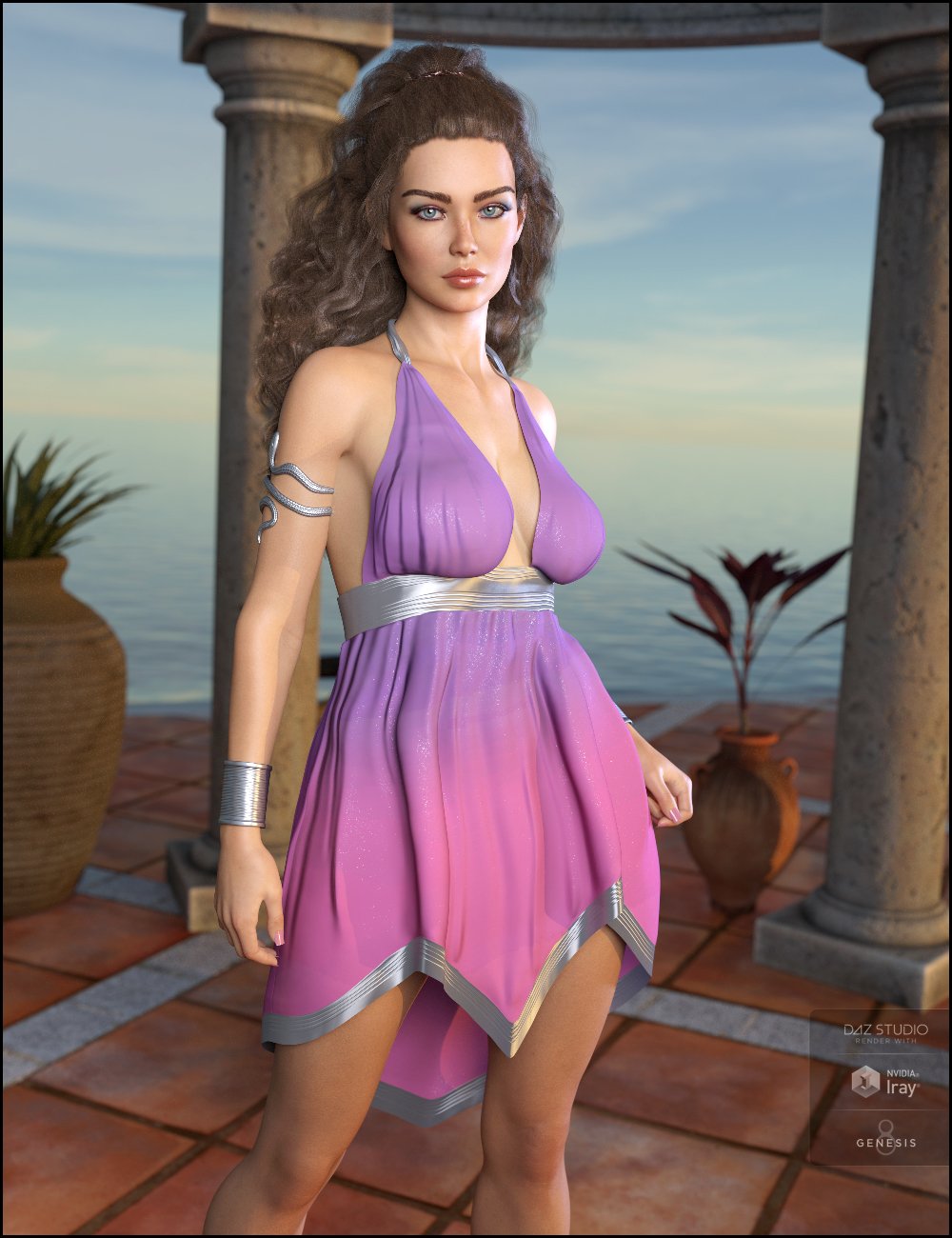 dForce Eleyna Outfit for Genesis 8 Female by: JessaiiDemonicaEvilius, 3D Models by Daz 3D