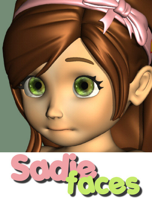 Sadie Faces by: Digiport, 3D Models by Daz 3D