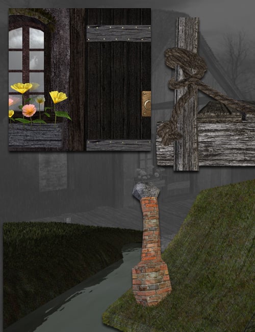 Swamp Shack Swamp Shack by: Ryverthorn, 3D Models by Daz 3D