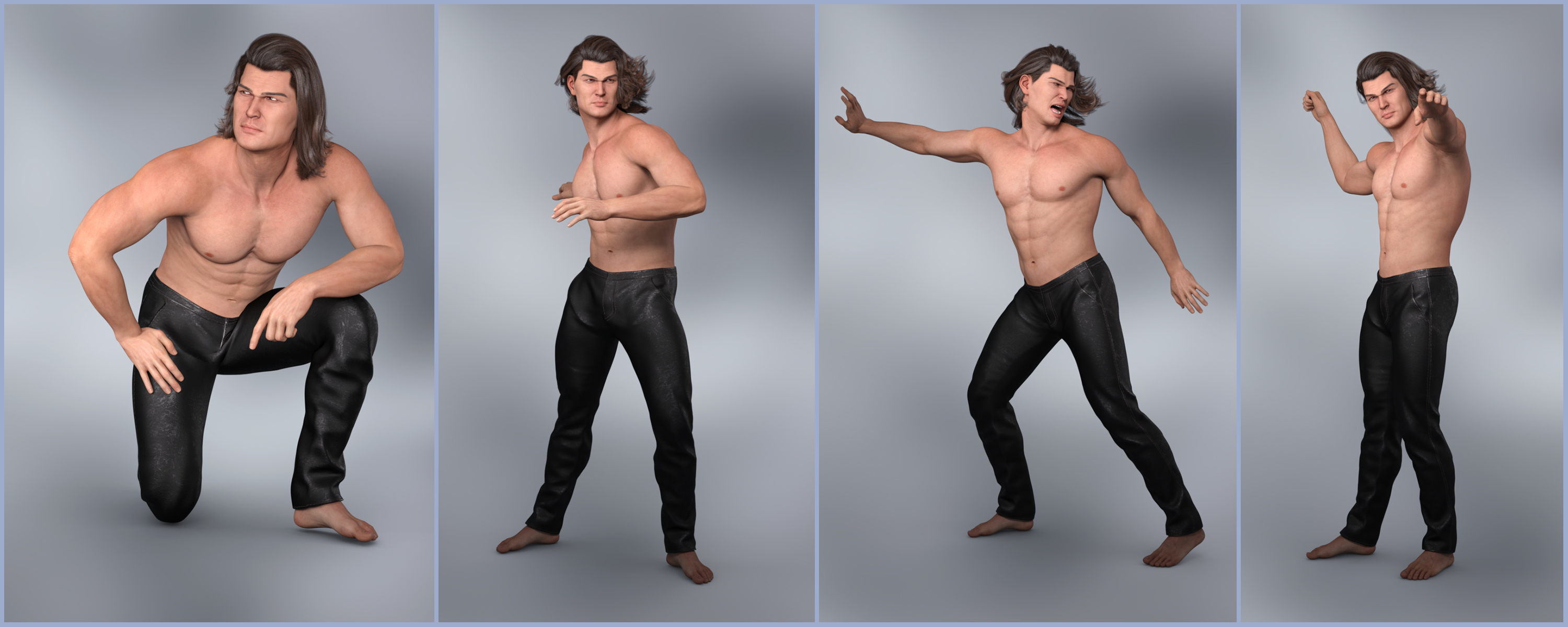 Z Elios Almighty Poses and Expressions for Genesis 8 Male and Elios 8 by: Zeddicuss, 3D Models by Daz 3D