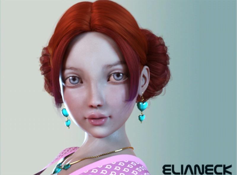 Kitty for Kanade 8 by: Elianeck, 3D Models by Daz 3D