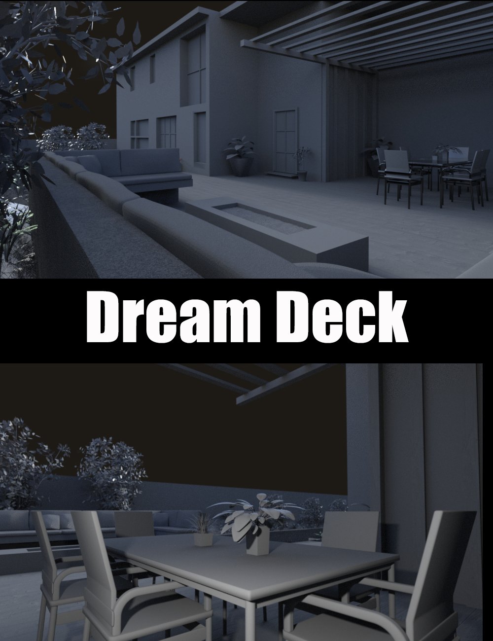 Dream Deck by: ImagineX, 3D Models by Daz 3D