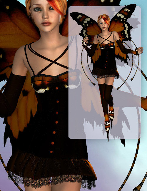 Pixiedust Outfit by: ThorneMada, 3D Models by Daz 3D