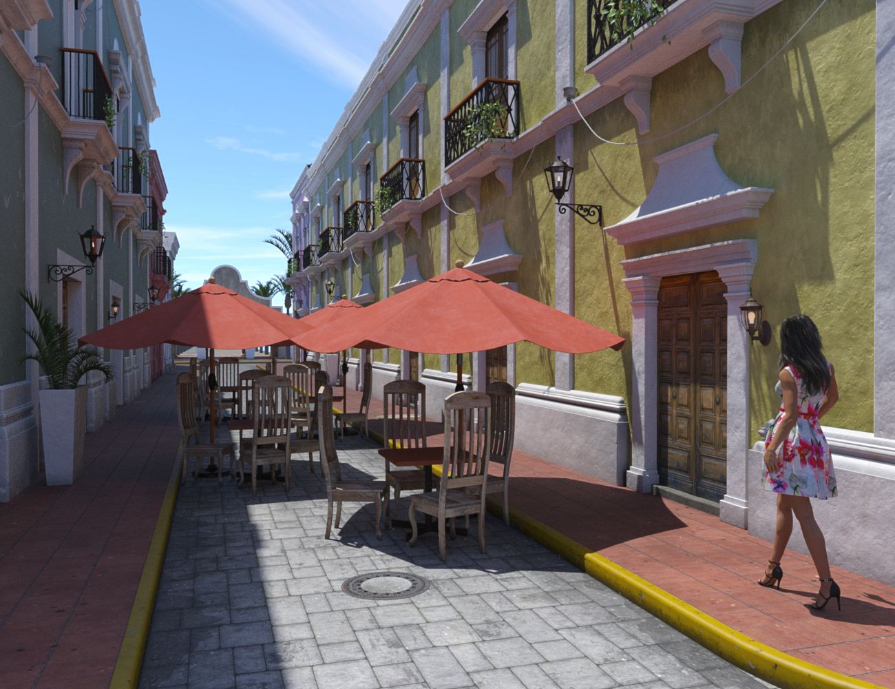 Caribbean Village Caribbean Village by: bitwelder, 3D Models by Daz 3D
