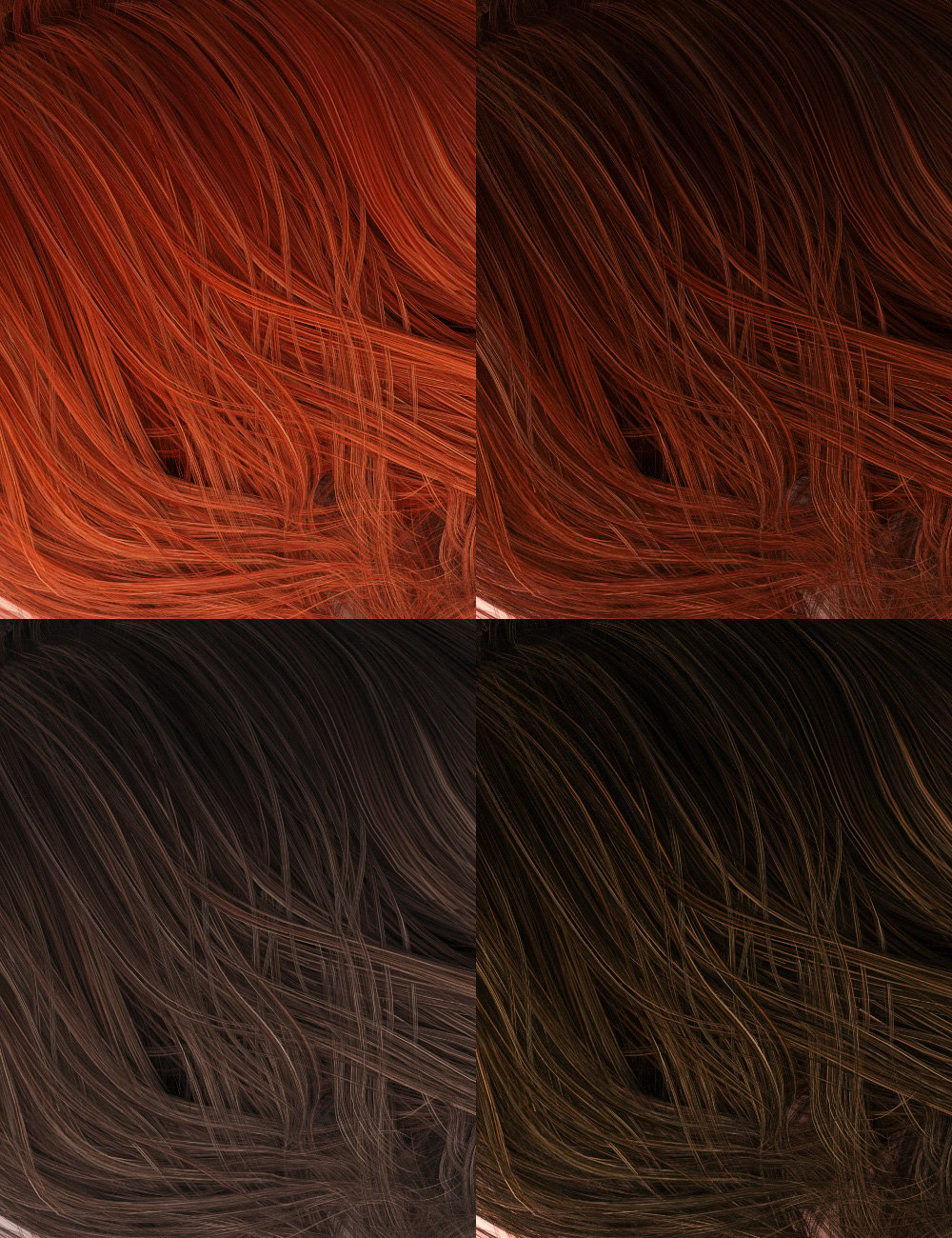 Colors for Geo Hair by: goldtassel, 3D Models by Daz 3D