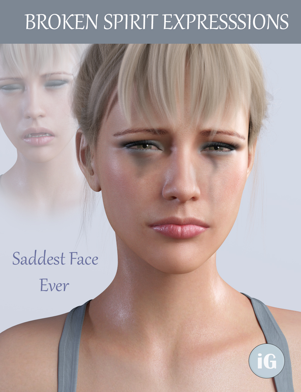 Spirit Expression iG Broken Spirit Expressions for Genesis 8 Female | Daz 3D