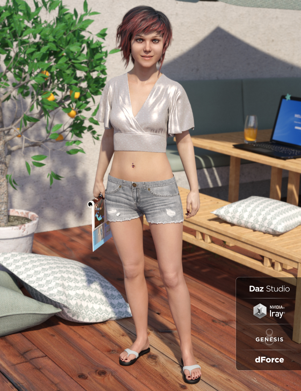 dForce Flutter Sleeve Outfit for Genesis 8 Female(s) dForce Flutter Sleeve Outfit for Genesis 8 Female(s) by: Ryverthorn, 3D Models by Daz 3D