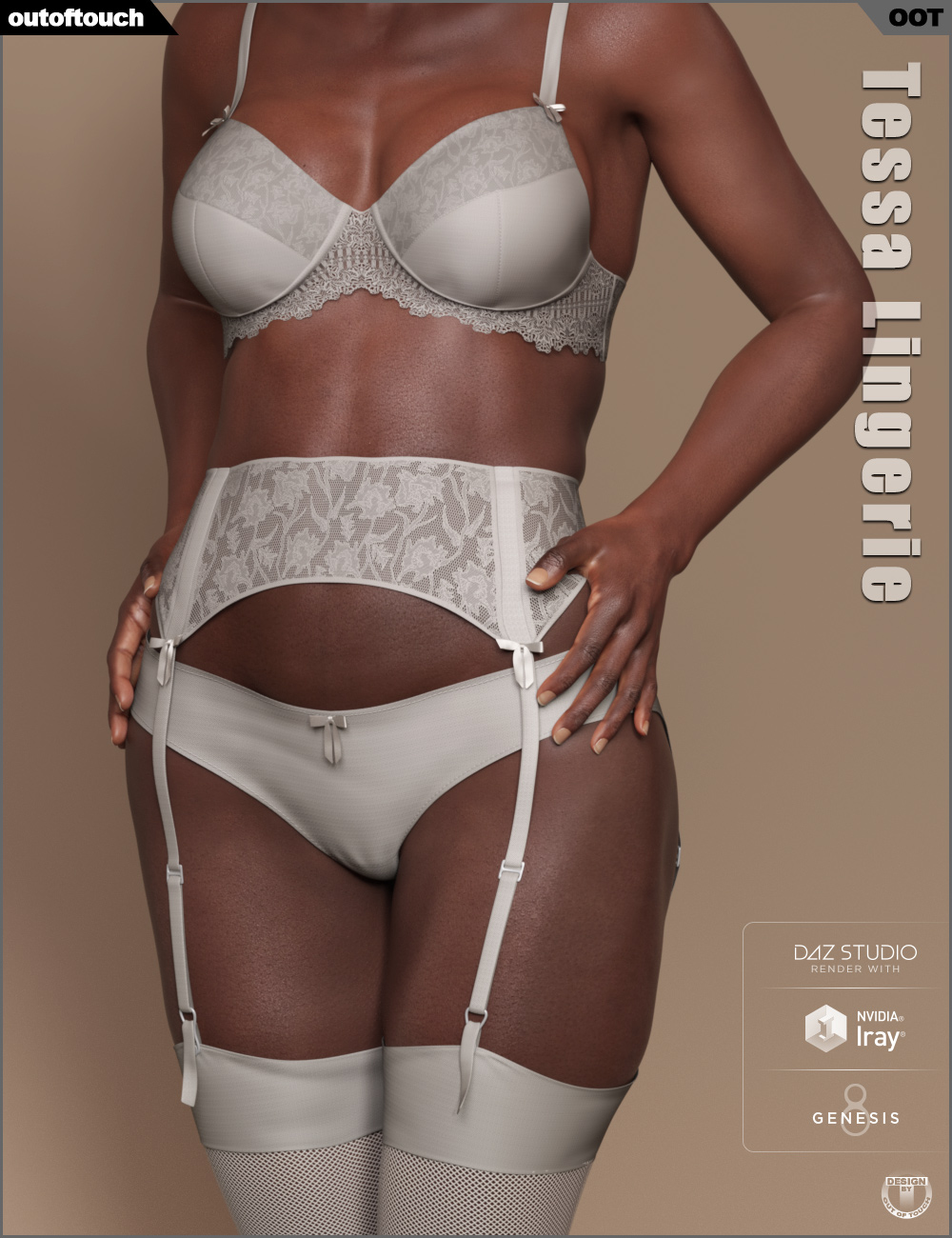 Tessa Lingerie for Genesis 8 Female(s) by: outoftouch, 3D Models by Daz 3D
