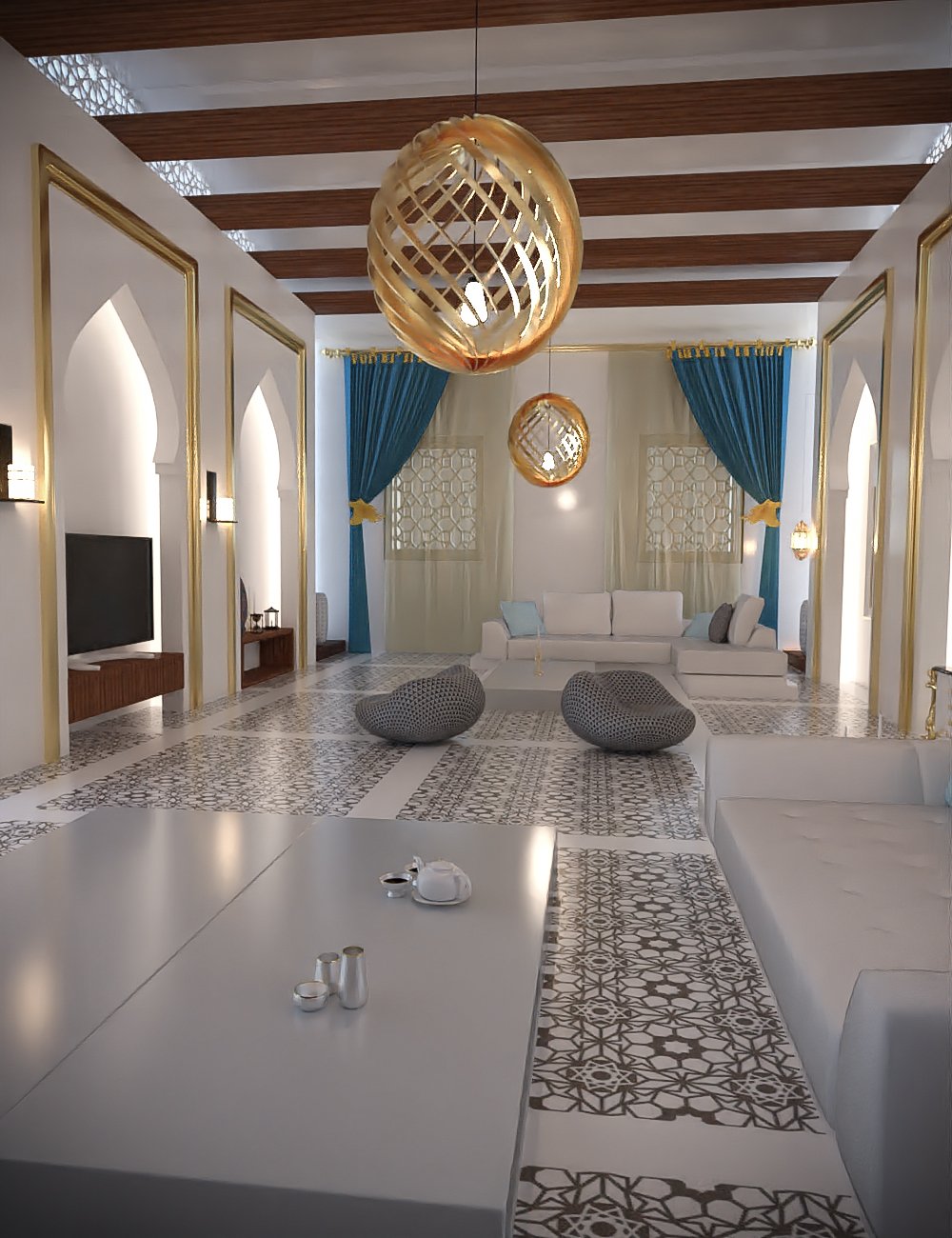 Arabic Anteroom by: Tesla3dCorp, 3D Models by Daz 3D