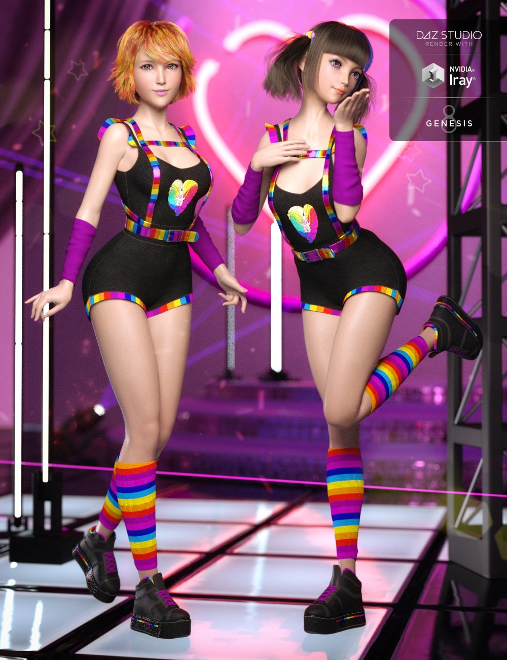 Playful Jumper Outfit for Genesis 8 Female(s) Playful Jumper Outfit for Genesis 8 Female(s) by: Anna BenjaminNikisatez, 3D Models by Daz 3D