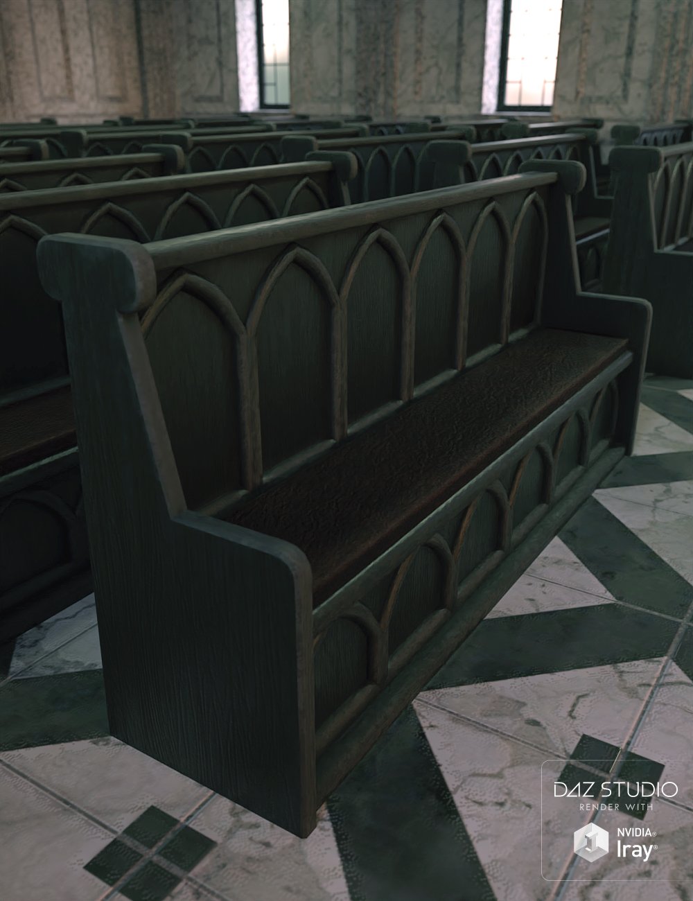 Regal for The Meeting Lodge Interior by: Predatron, 3D Models by Daz 3D