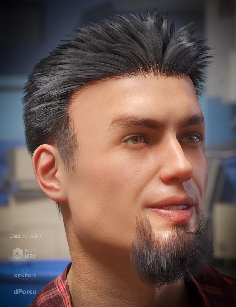 dForce Eddie Hair and Goatee for Genesis 8 Male(s) dForce Eddie Hair and Goatee for Genesis 8 Male(s) by: , 3D Models by Daz 3D