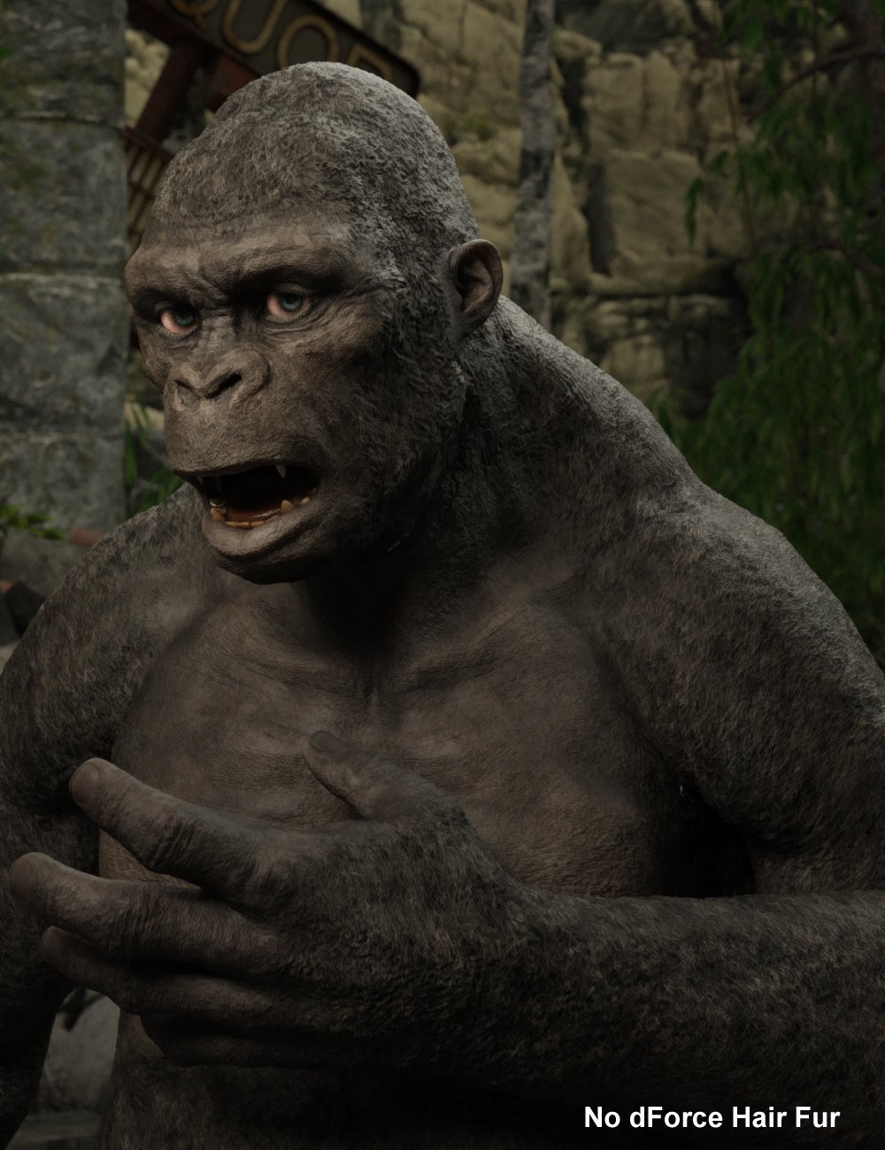 Ape World Gorilla for Genesis 8 Male Ape World Gorilla for Genesis 8 Male by: RawArt, 3D Models by Daz 3D