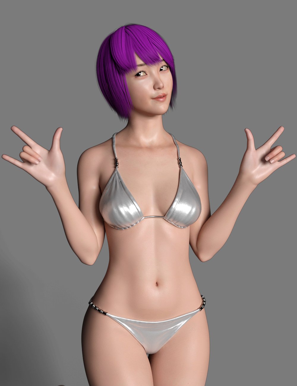 Yuna Character and Hair for Genesis 8 Female by: Goanna, 3D Models by Daz 3D