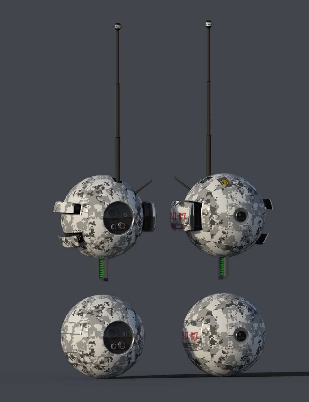 SC20 Drones and Crates 01 SC20 Drones and Crates 01 by: FToRi, 3D Models by Daz 3D