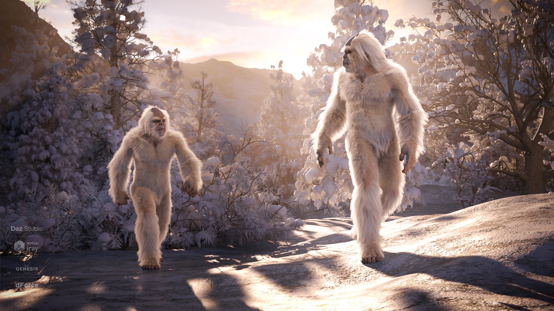 Yeti HD for Genesis 8 Male Yeti HD for Genesis 8 Male by: Josh Crockett, 3D Models by Daz 3D