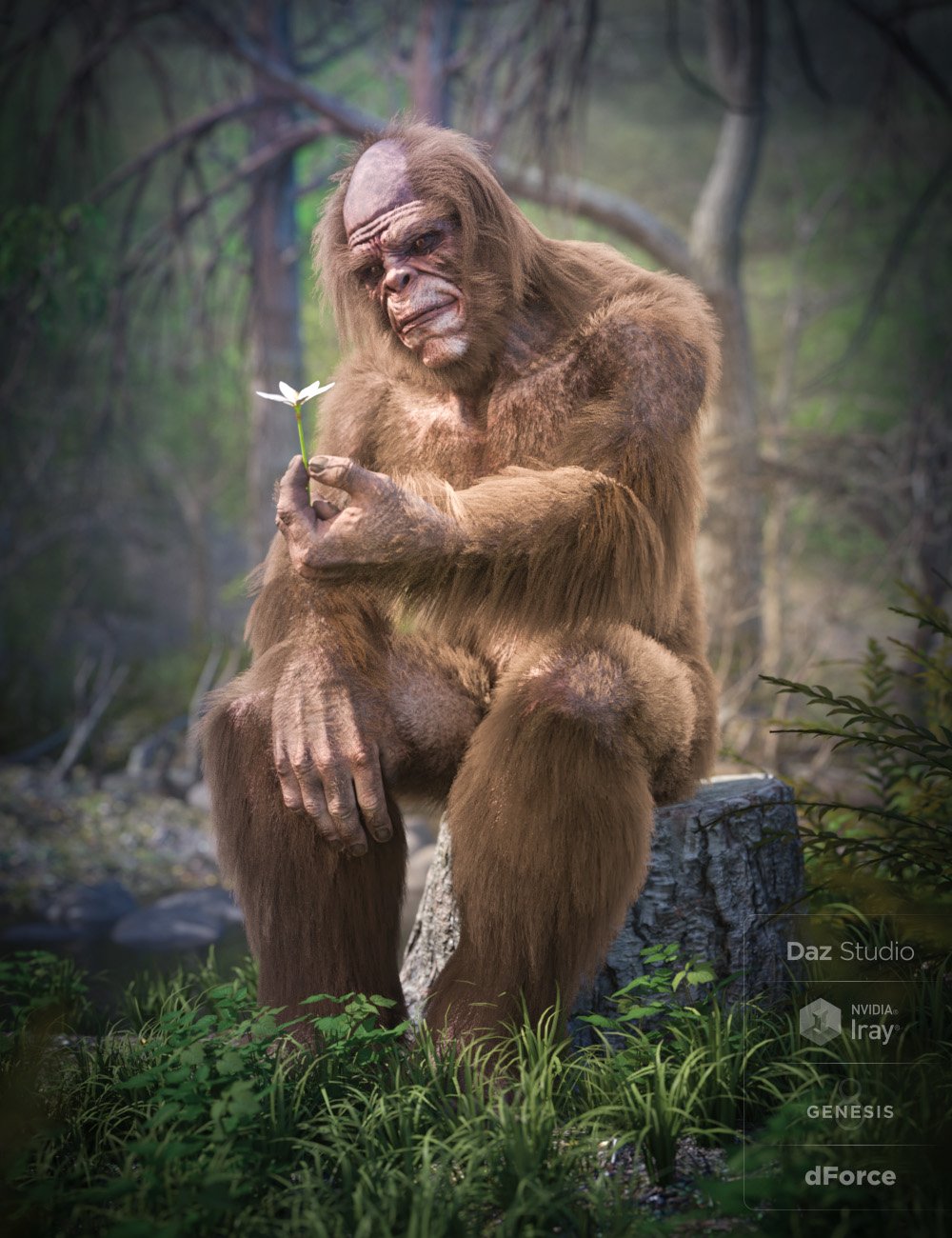 Yeti HD for Genesis 8 Male Yeti HD for Genesis 8 Male by: Josh Crockett, 3D Models by Daz 3D