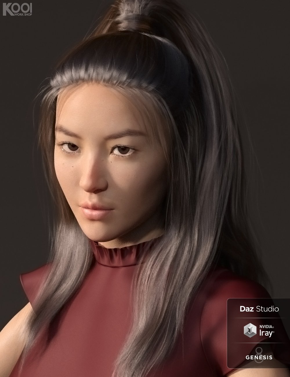 Alma Hair for Genesis 8 Female(s) Alma Hair for Genesis 8 Female(s) by: Kool, 3D Models by Daz 3D