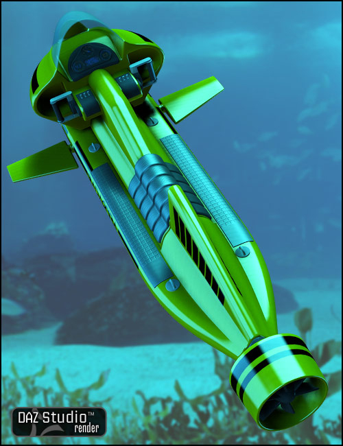 Underwater Scooter by: , 3D Models by Daz 3D