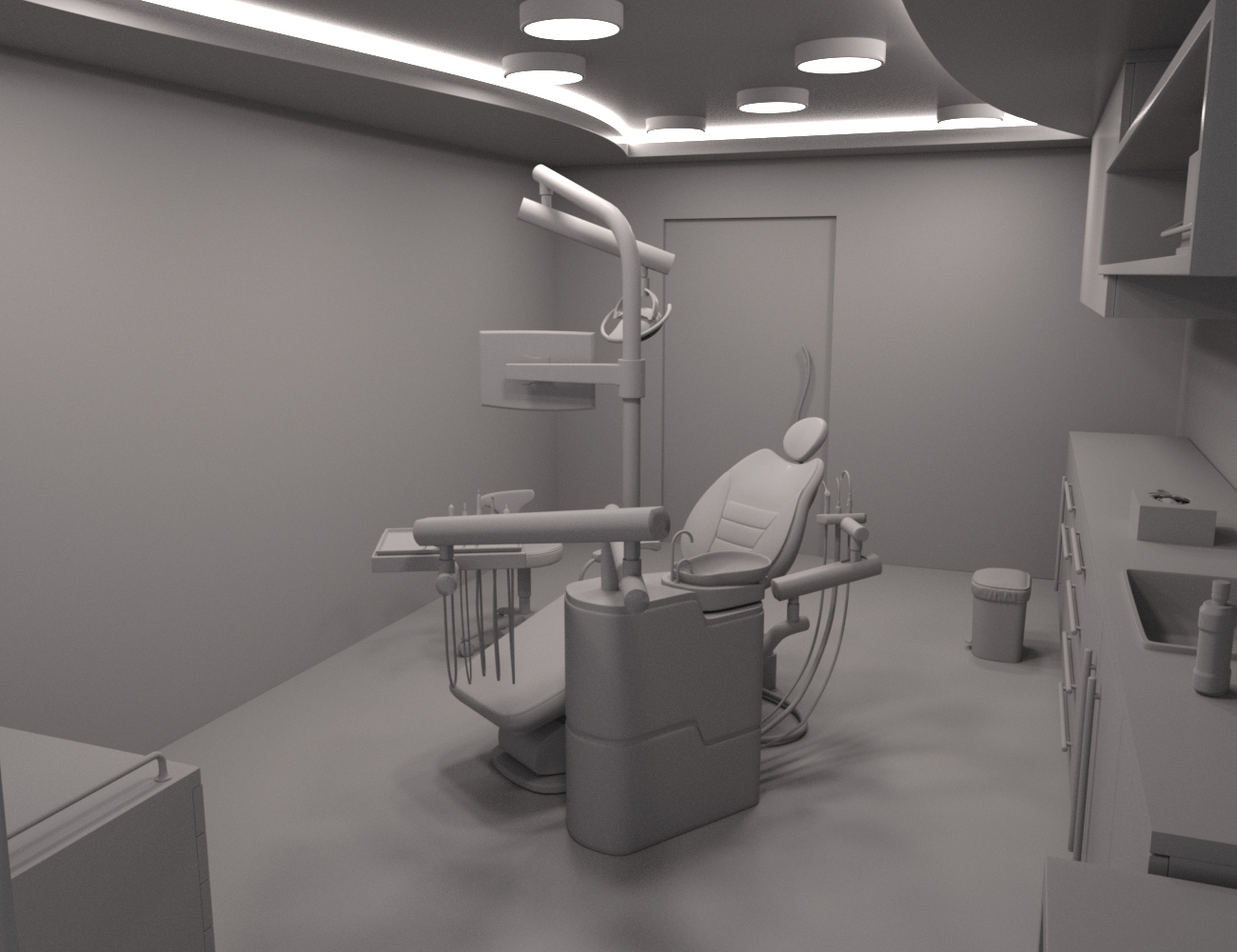 Modern Dental Clinic by: Charlie, 3D Models by Daz 3D