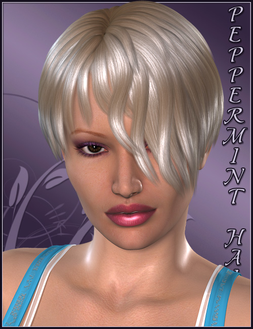 Peppermint Hair Peppermint Hair by: Valea, 3D Models by Daz 3D