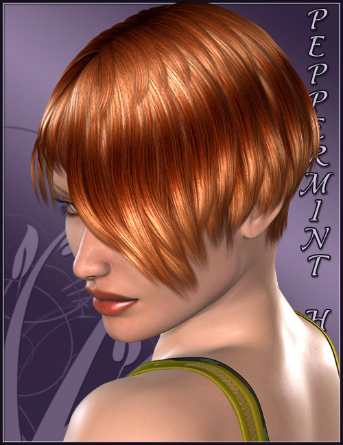 Peppermint Hair Peppermint Hair by: Valea, 3D Models by Daz 3D