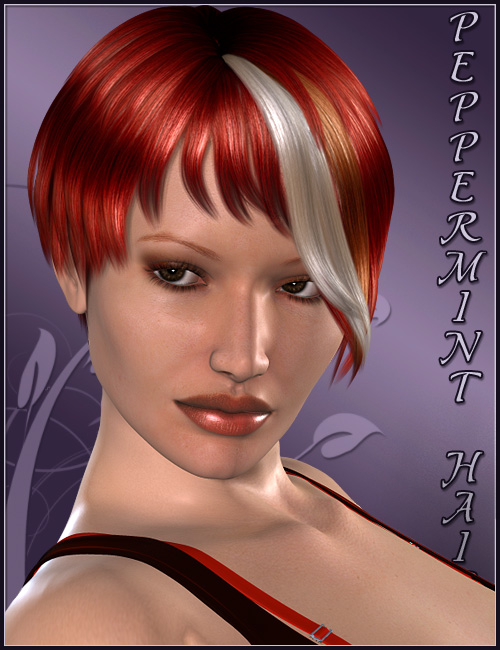 Peppermint Hair by: Valea, 3D Models by Daz 3D