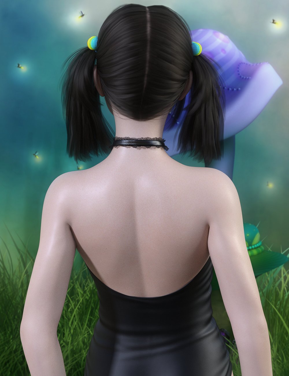Emiko Hair for Genesis 8 Female(s) by: Propschick, 3D Models by Daz 3D