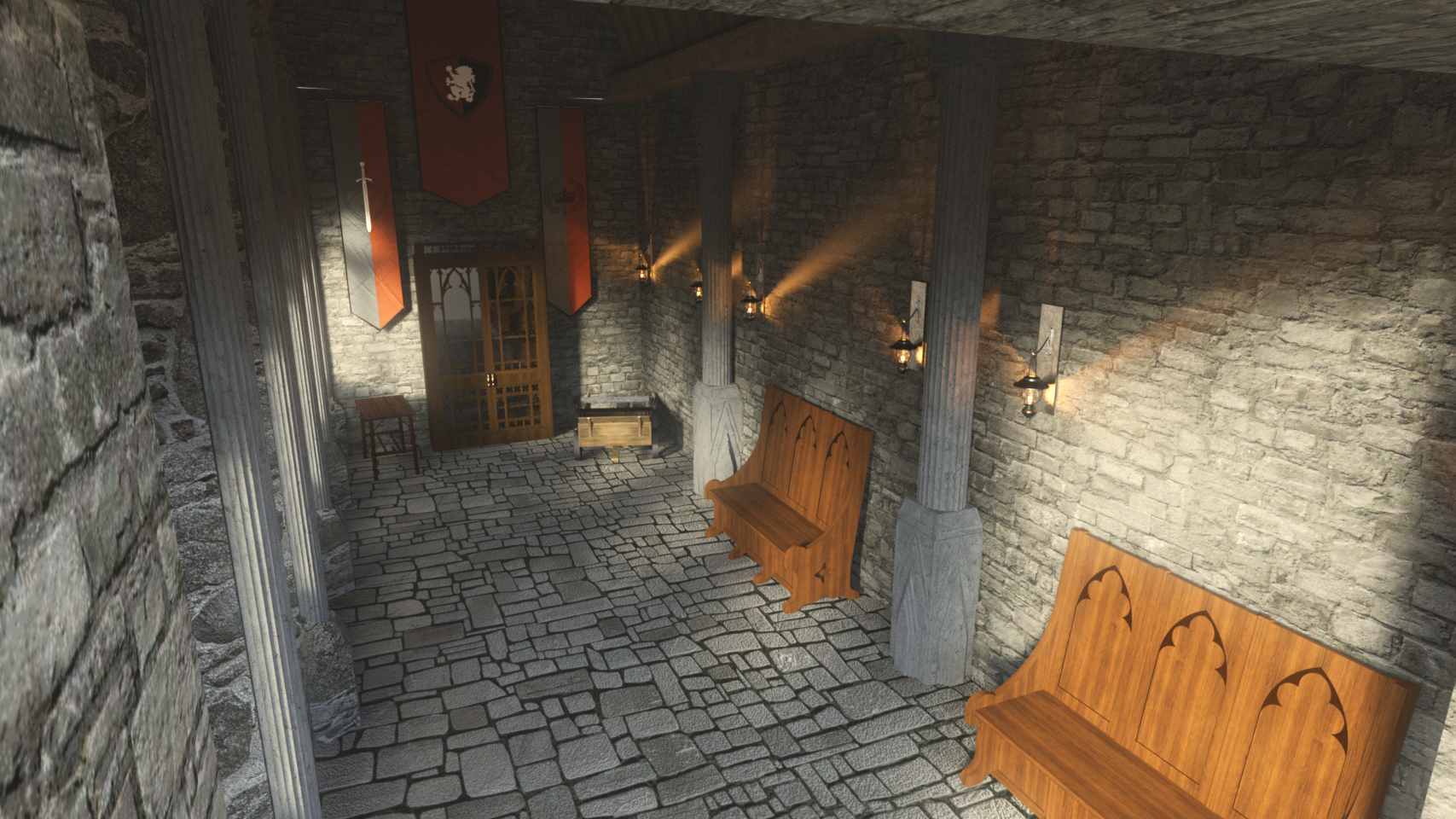 Oxford Hallway Daz 3D