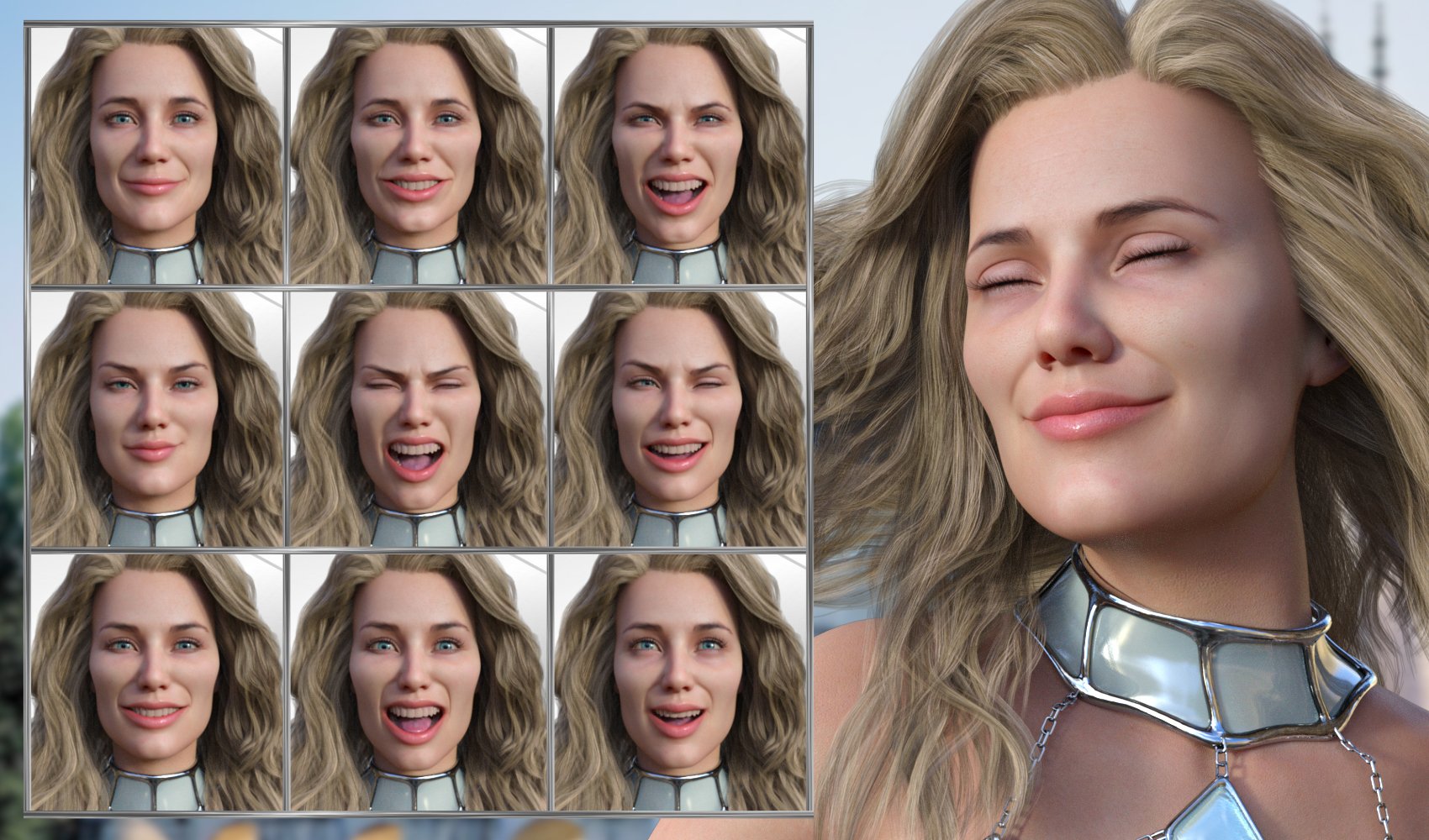Perfect Goddess - Expressions for Genesis 8 Female and Ellithia 8 by: JWolf, 3D Models by Daz 3D