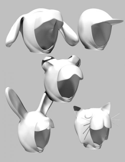 Aiko's Mascot Menagerie by: Valandar, 3D Models by Daz 3D