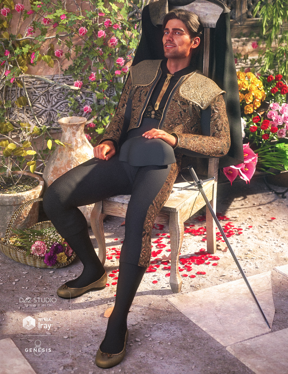dForce Matador Outfit for Genesis 8 Male(s)