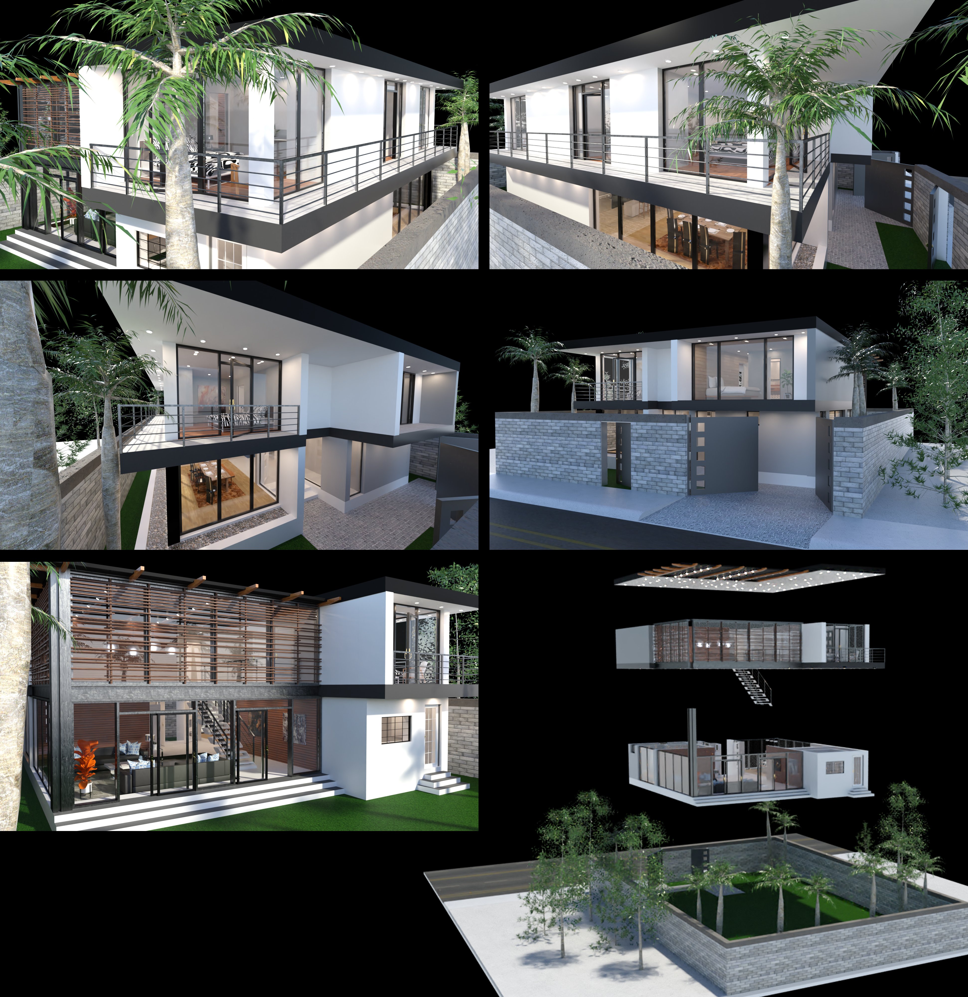 Modern Rustic House by: Tesla3dCorp, 3D Models by Daz 3D
