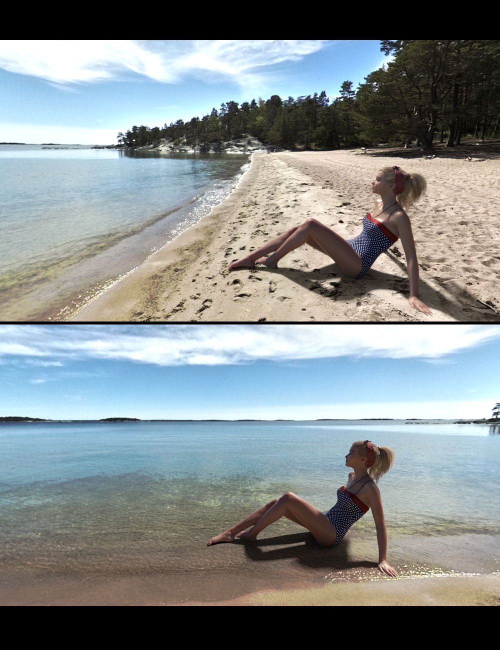Swedish Beach - Daz Studio Iray HDRI Pack Swedish Beach - Daz Studio Iray HDRI Pack by: Dreamlight, 3D Models by Daz 3D