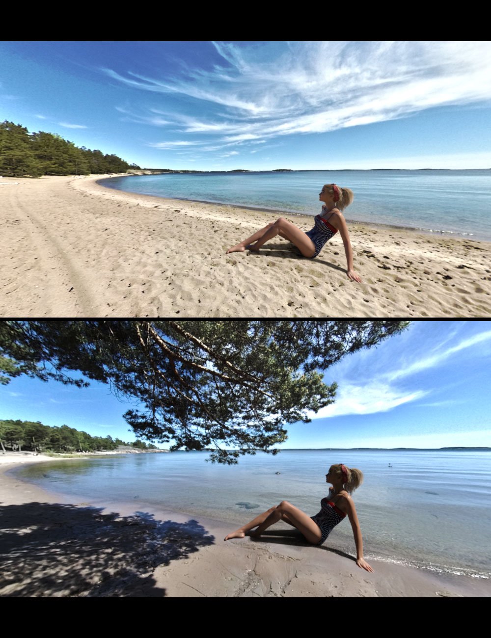 Swedish Beach - Daz Studio Iray HDRI Pack Swedish Beach - Daz Studio Iray HDRI Pack by: Dreamlight, 3D Models by Daz 3D